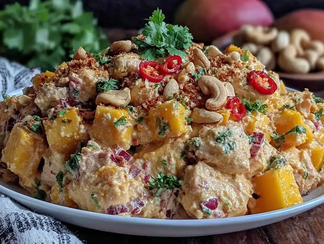 curry chicken salad preparation steps