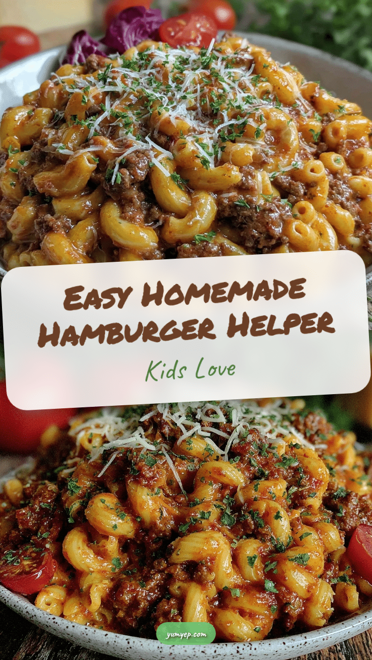 easy homemade hamburger helper recipe