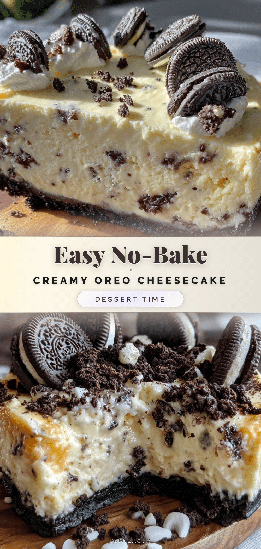 easy no bake oreo cheesecake recipe