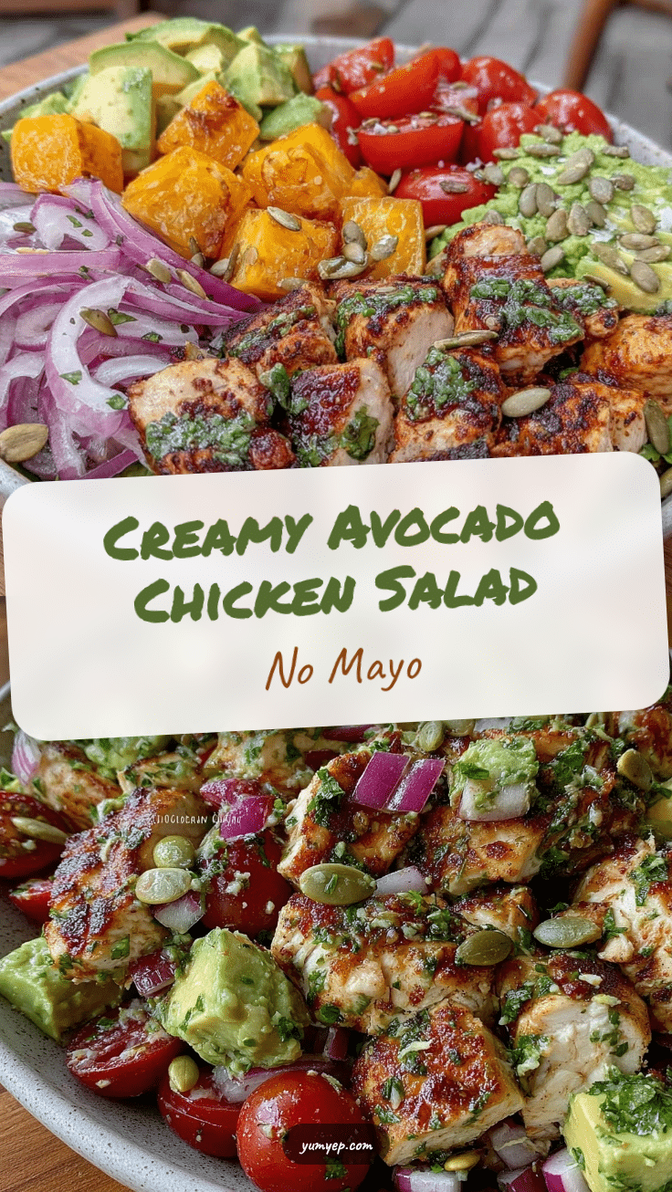 fresh avocado chicken salad recipe