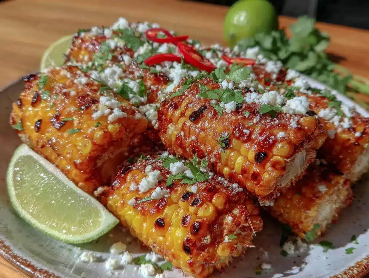 fresh grilled corn salad preparation steps