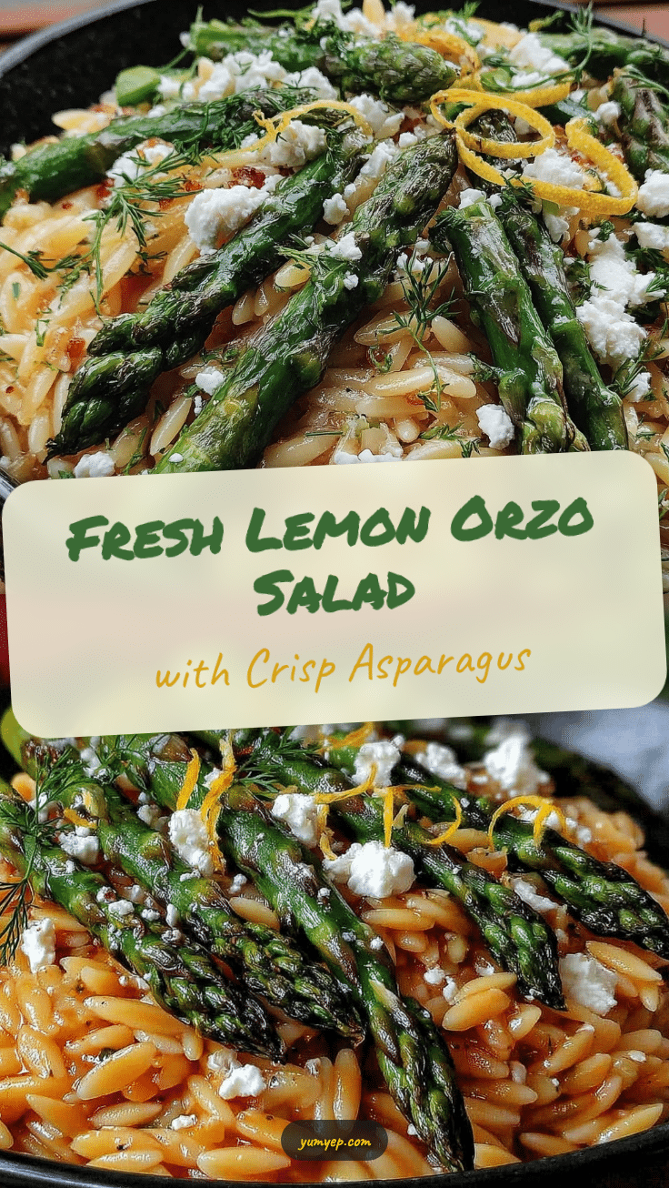 fresh lemon orzo salad recipe
