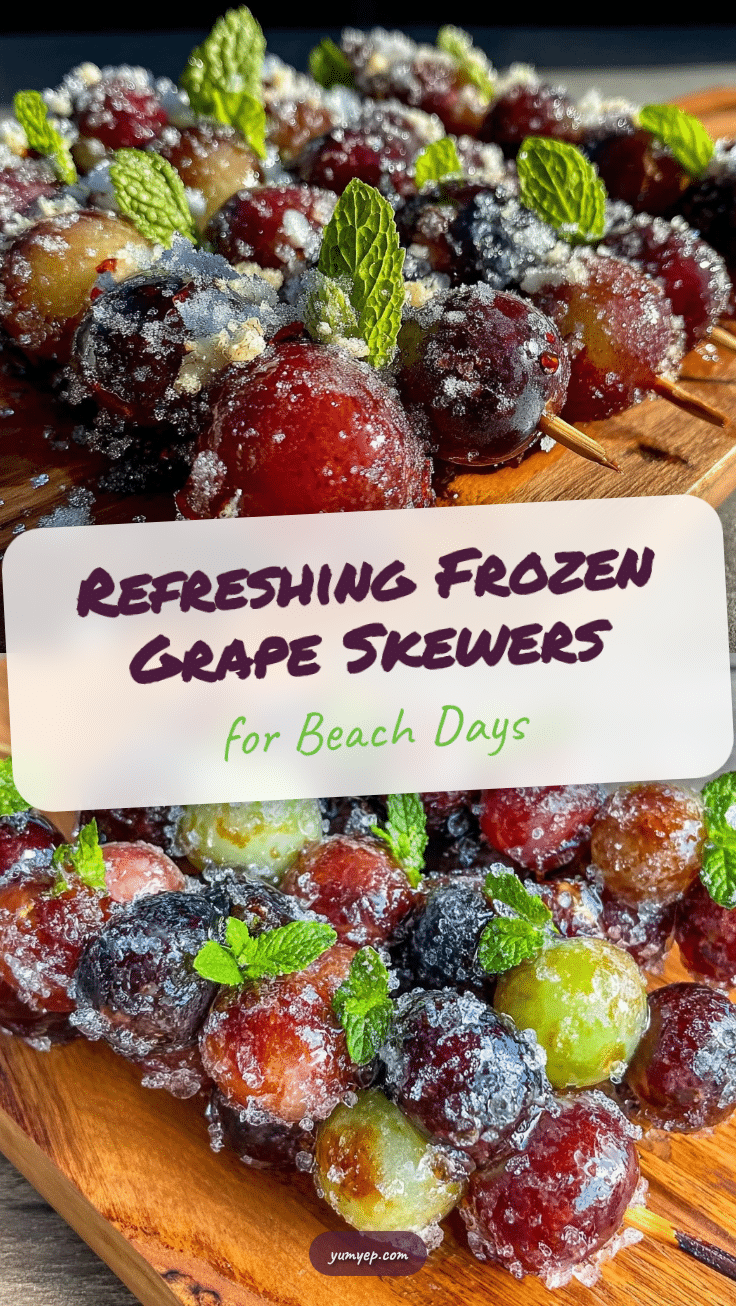 frozen grape skewers recipe