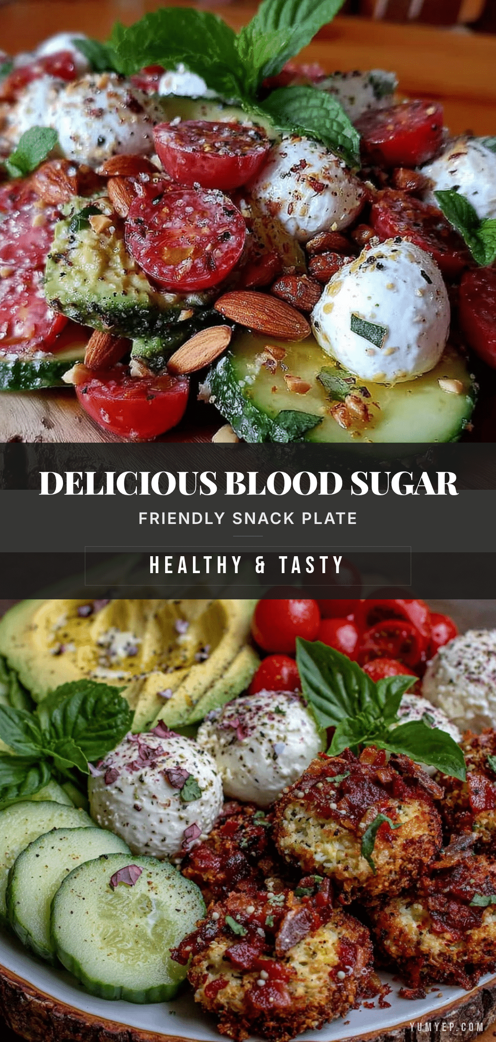 healthy blood sugar friendly snack plate recipe