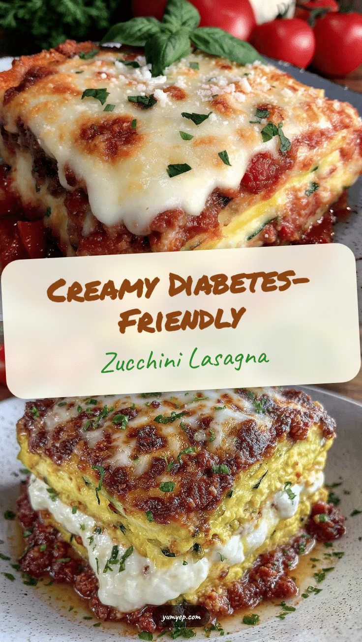 healthy diabetes-friendly zucchini lasagna recipe