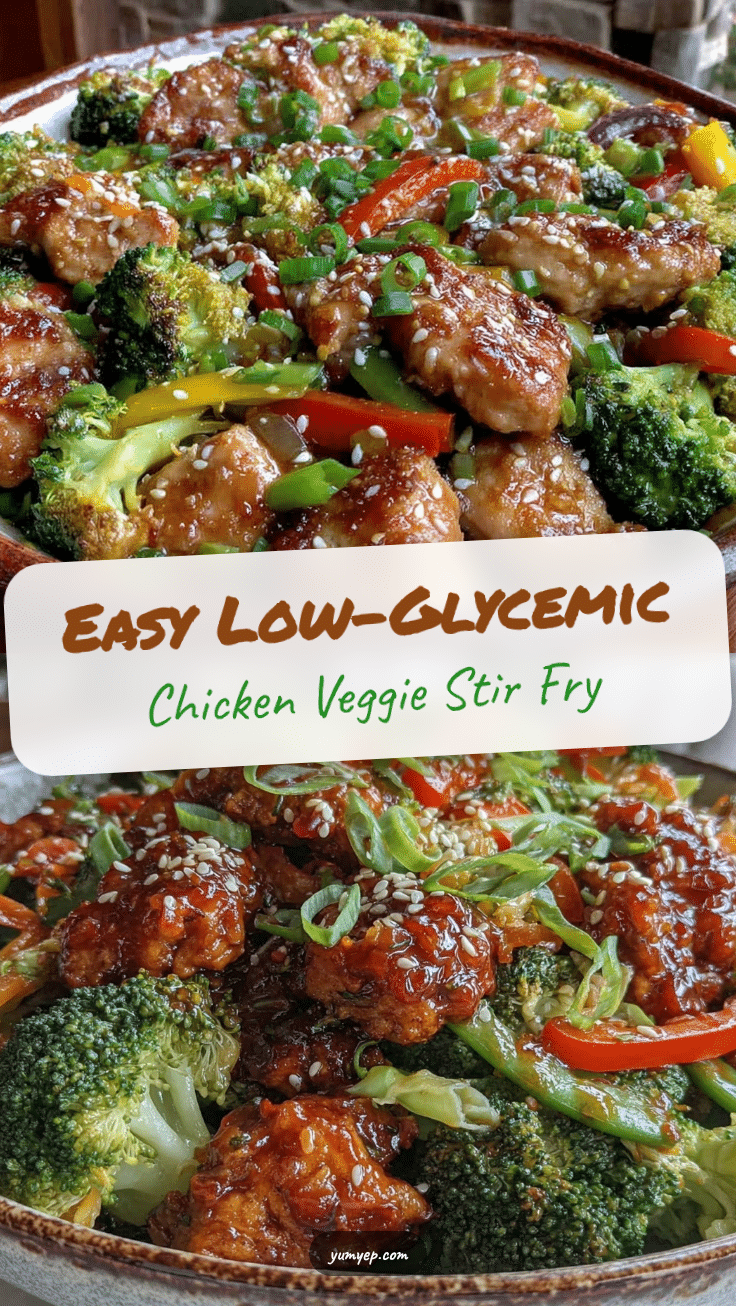 healthy low-glycemic chicken stir fry recipe