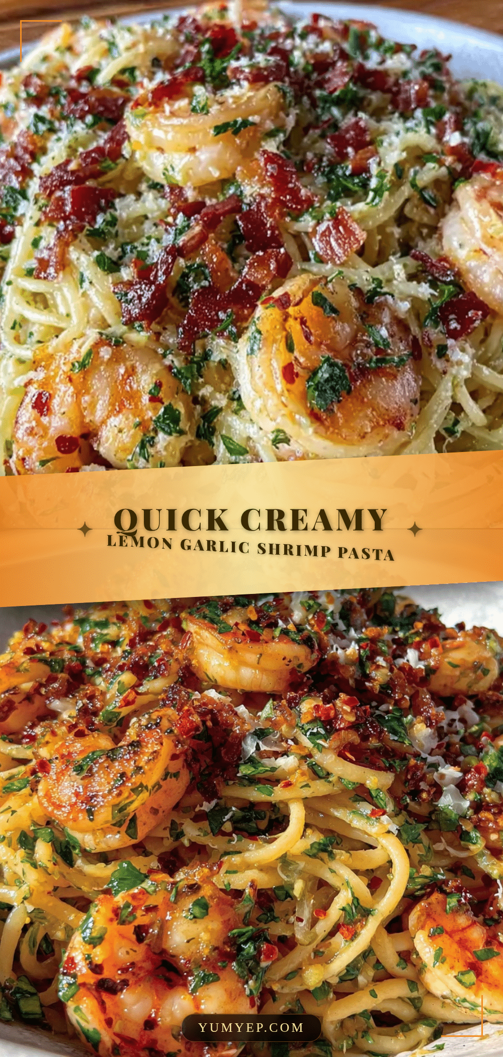 lemon garlic butter shrimp pasta recipe