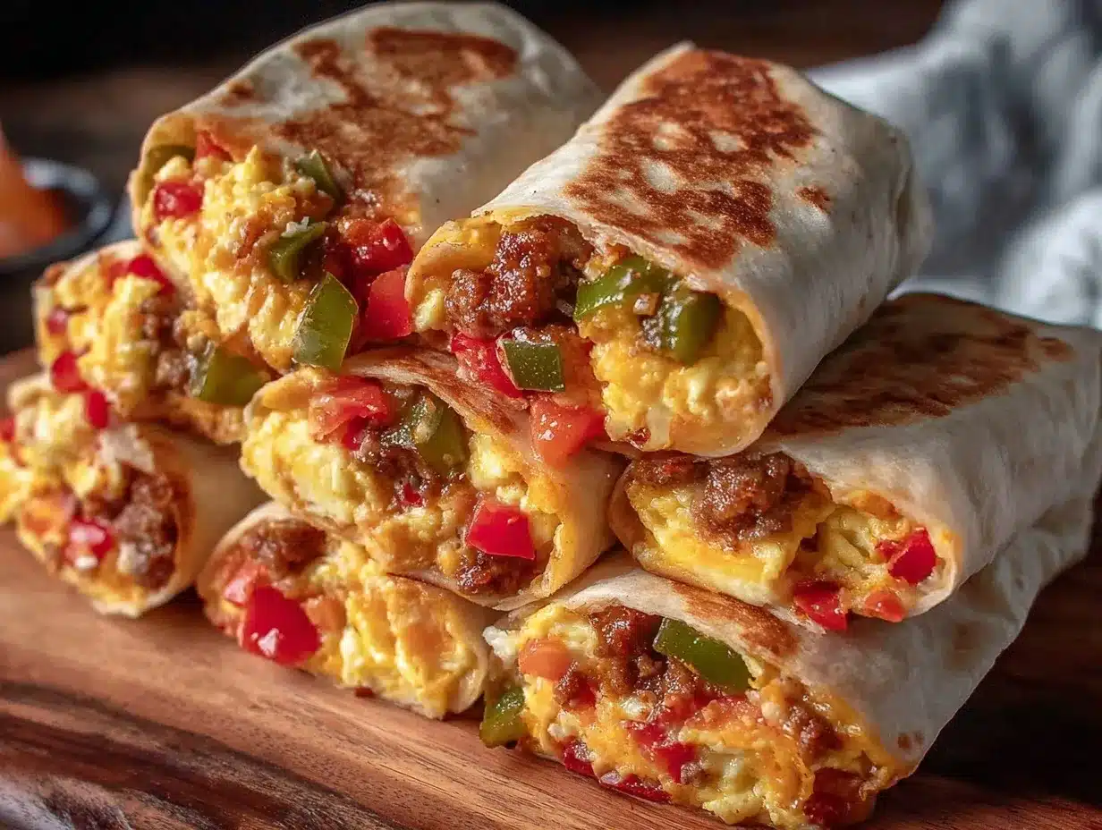 make-ahead freezer breakfast burritos preparation steps