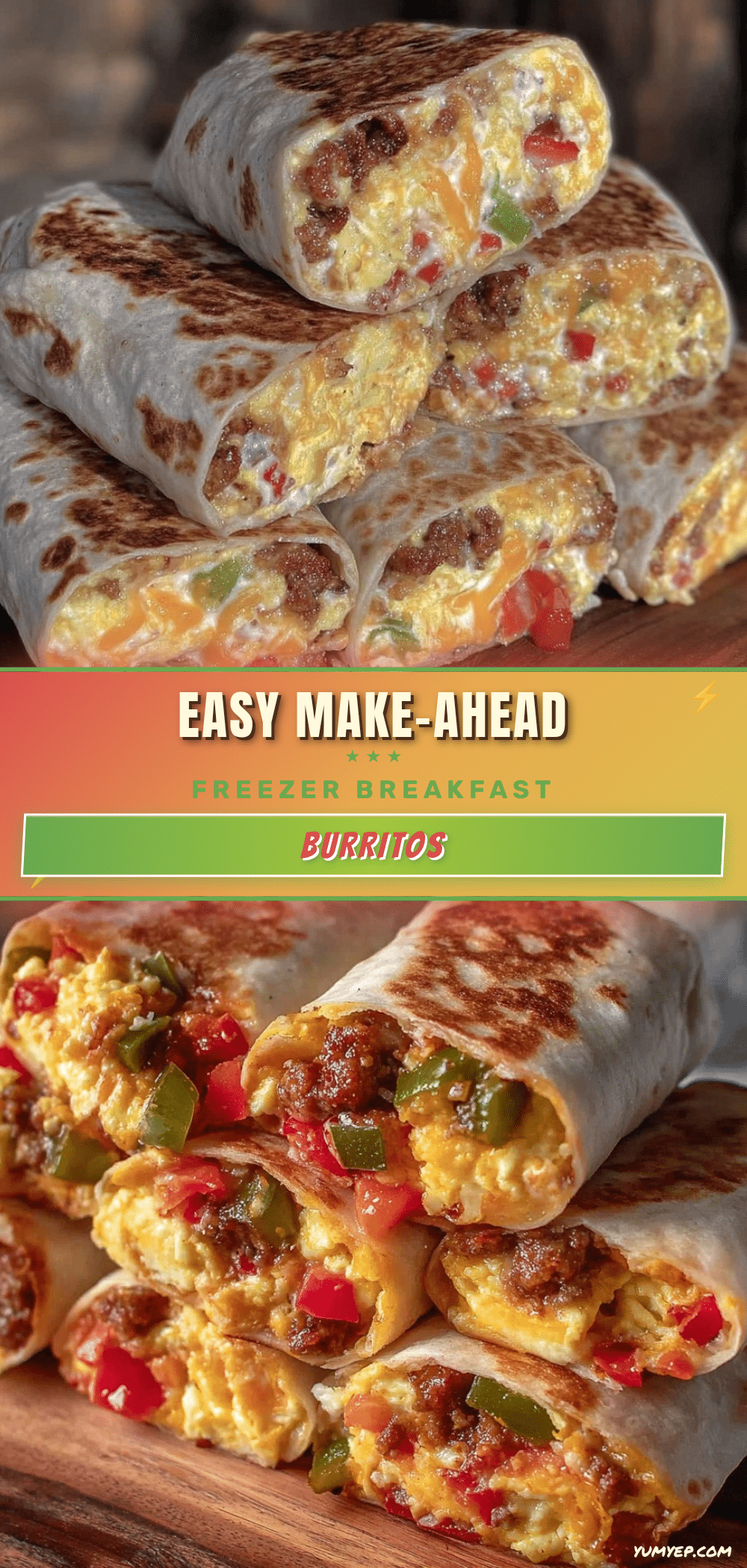 make-ahead freezer breakfast burritos recipe