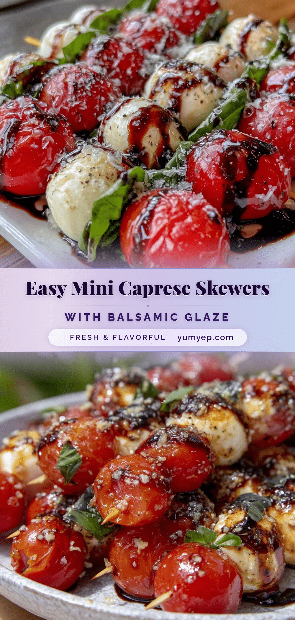 mini Caprese skewers recipe