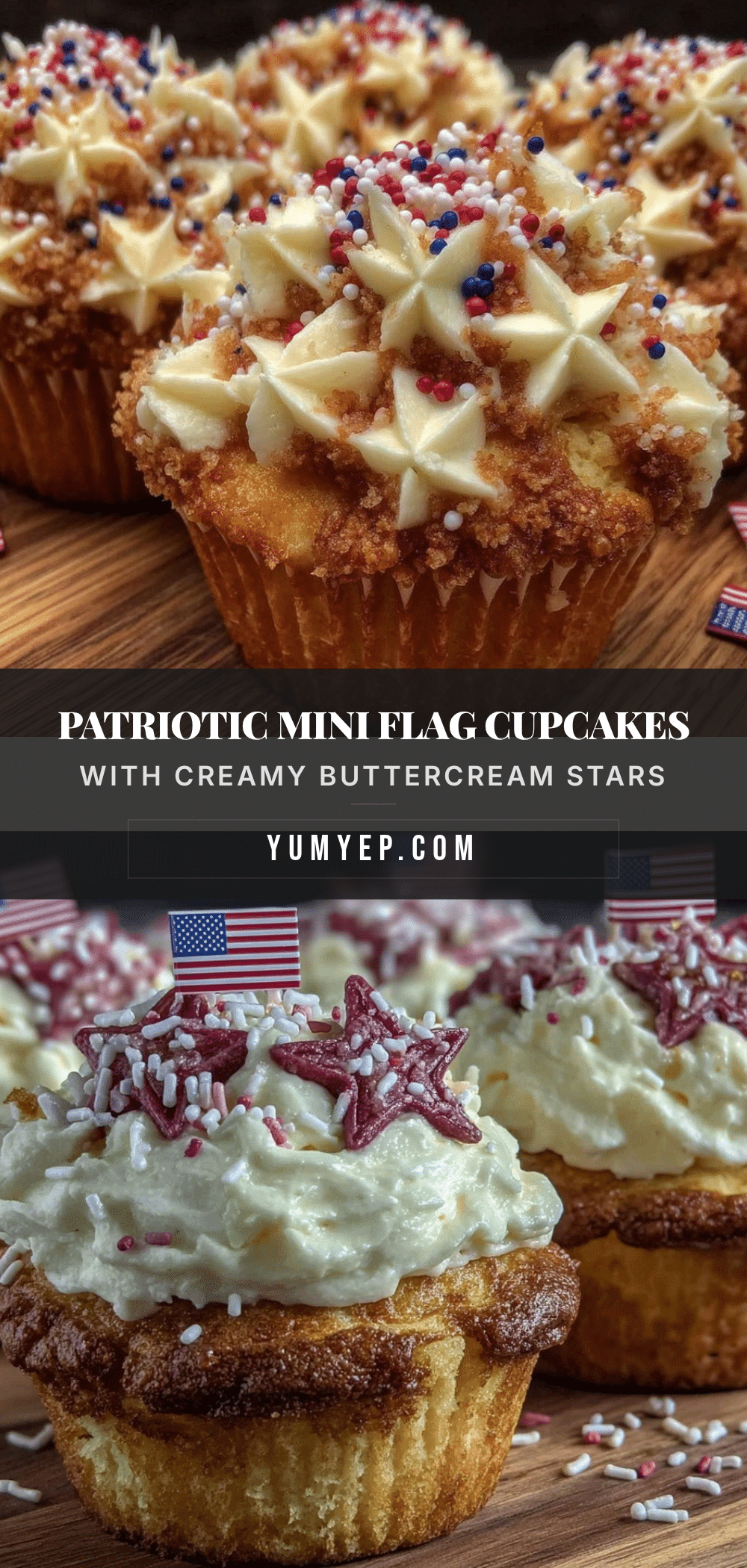 mini flag cupcakes recipe