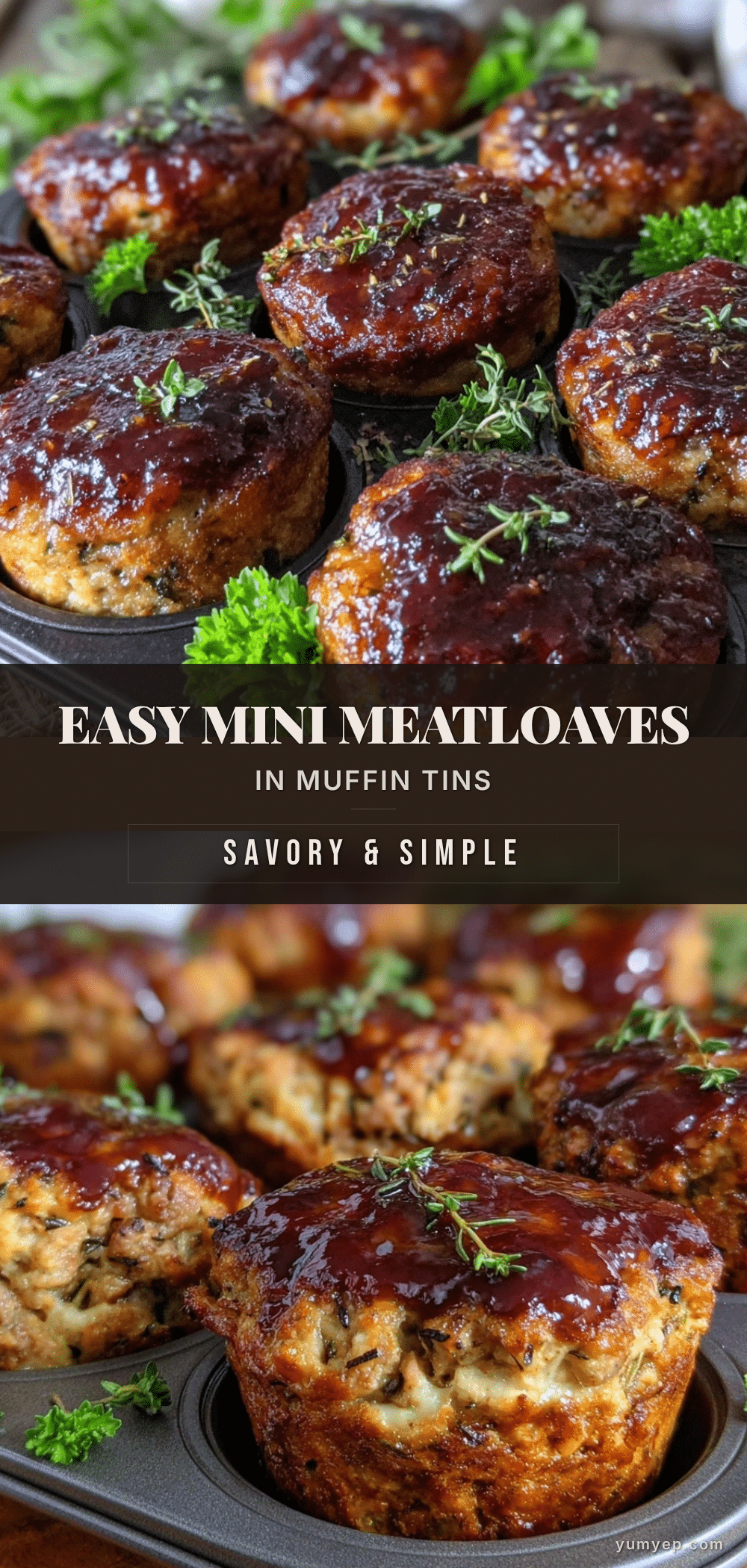 mini meatloaves in muffin tins recipe