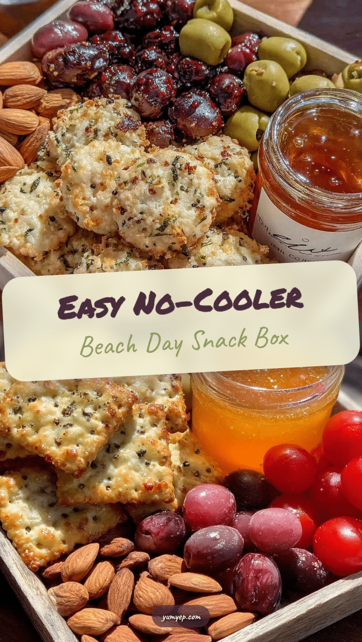 no cooler beach day snack box recipe