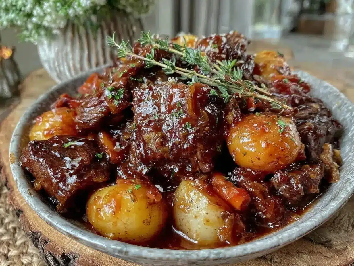 slow cooker beef stew preparation steps