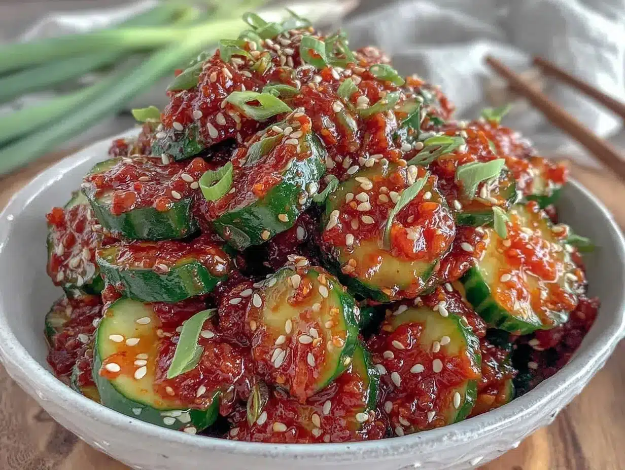 spicy korean cucumber salad preparation steps