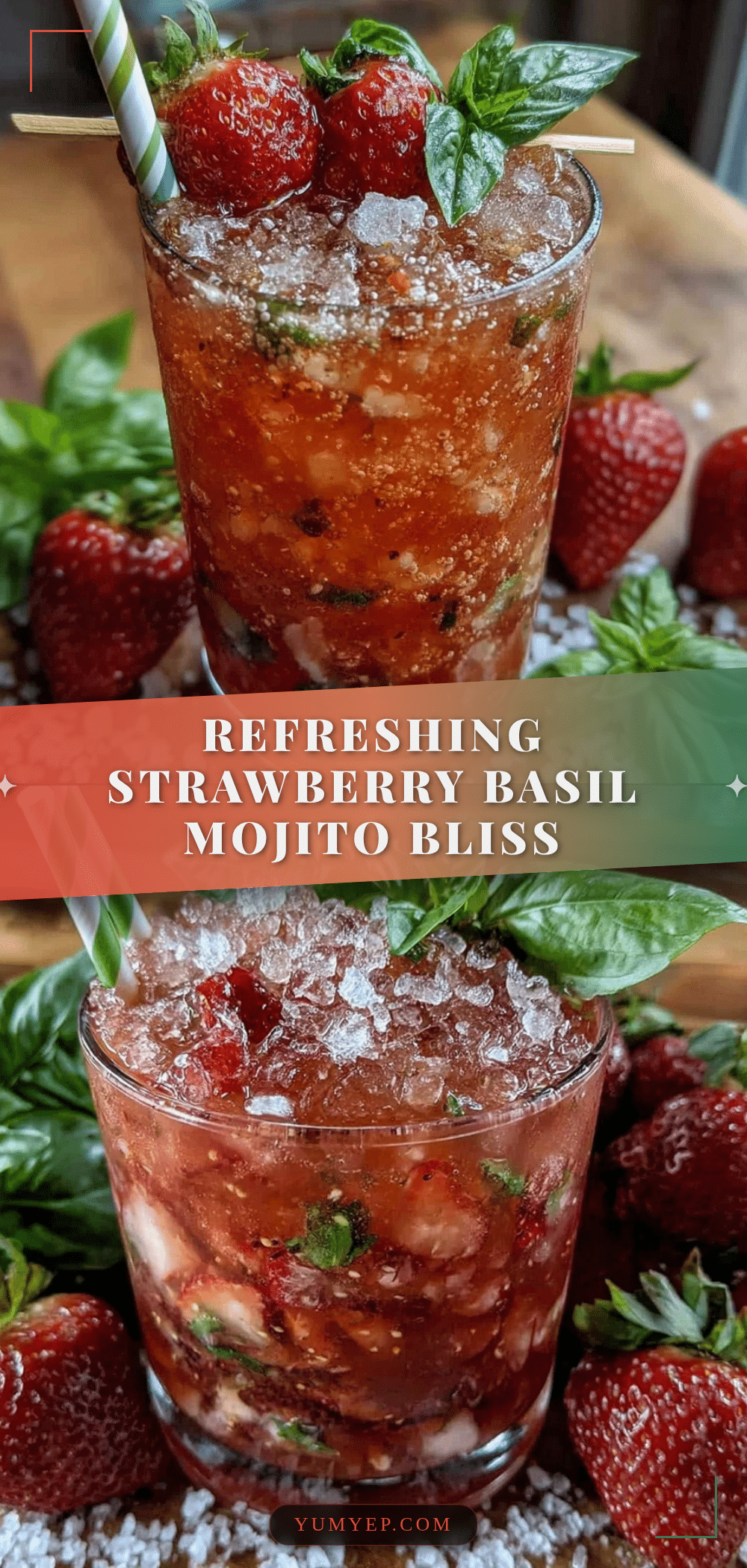 strawberry basil mojito cocktail recipe