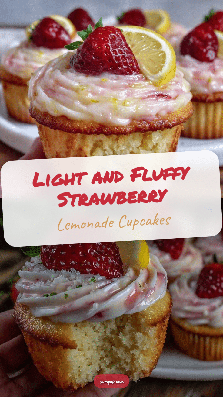 strawberry lemonade cupcakes recipe