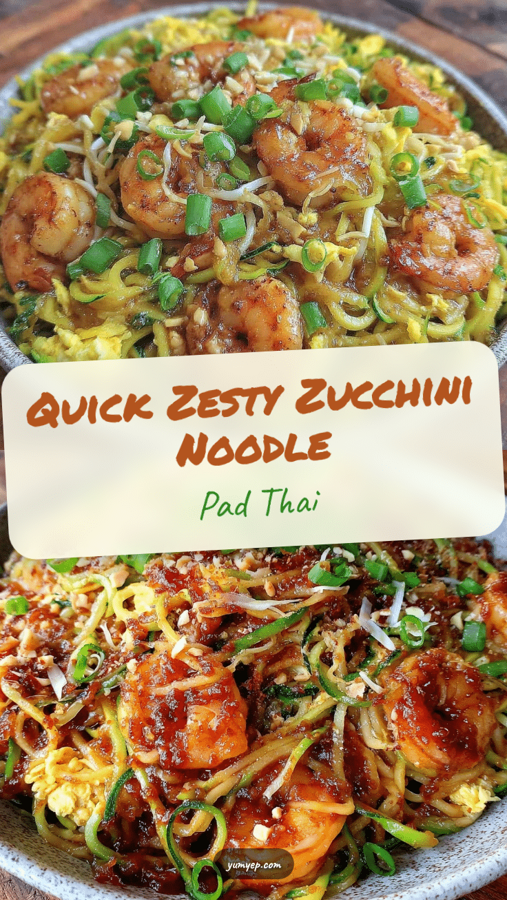 zucchini noodle pad thai recipe