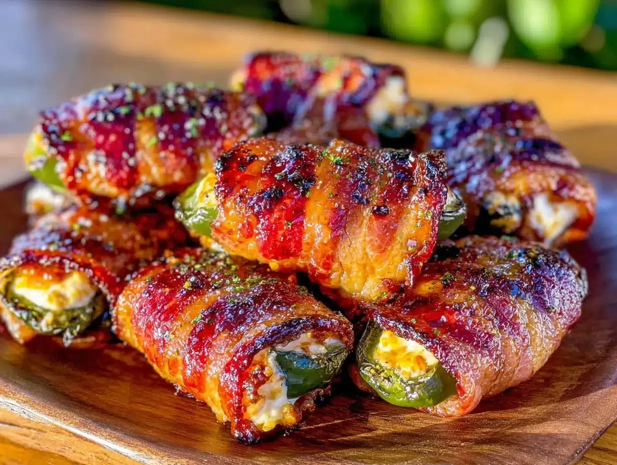 bacon-wrapped jalapeño poppers preparation steps