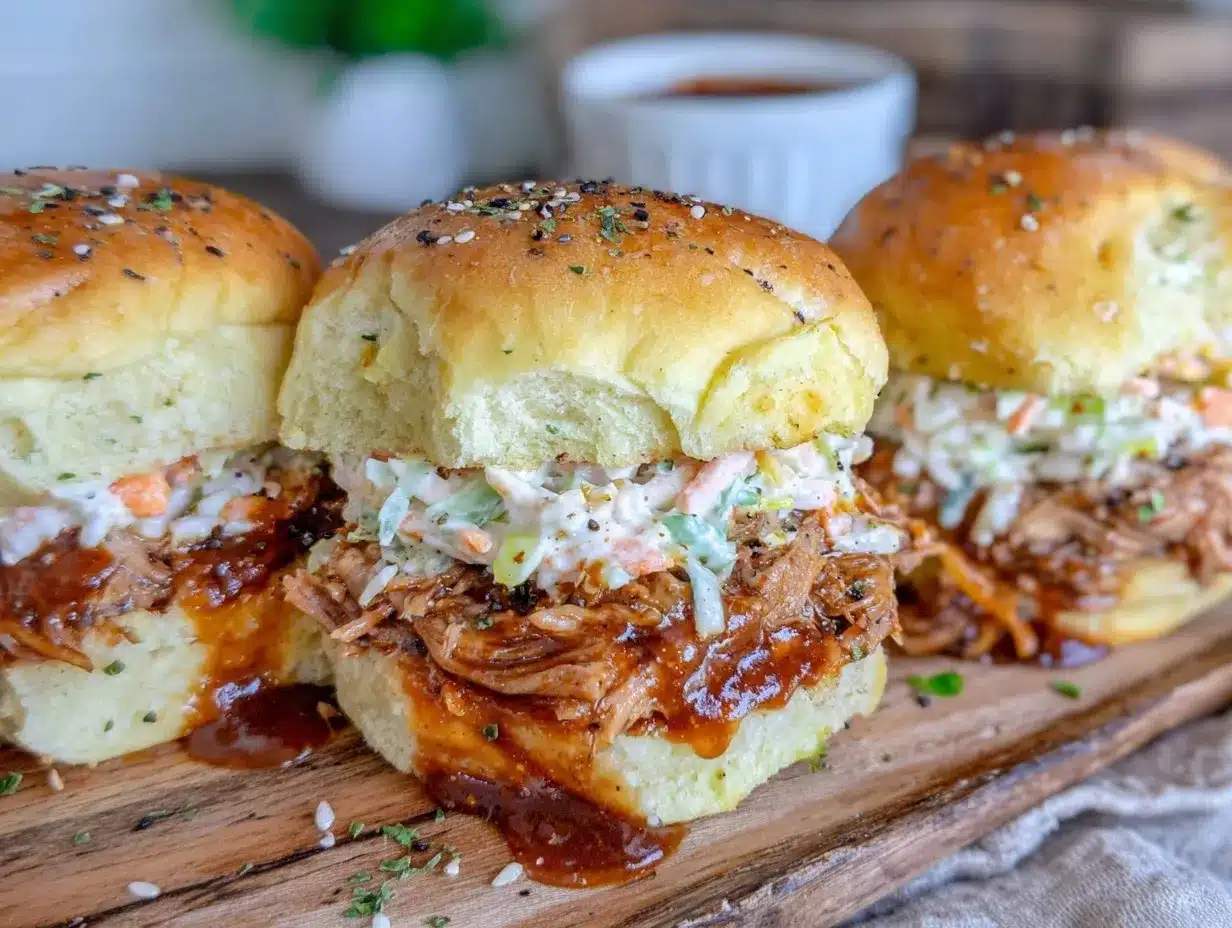 bbq pulled pork sliders preparation steps