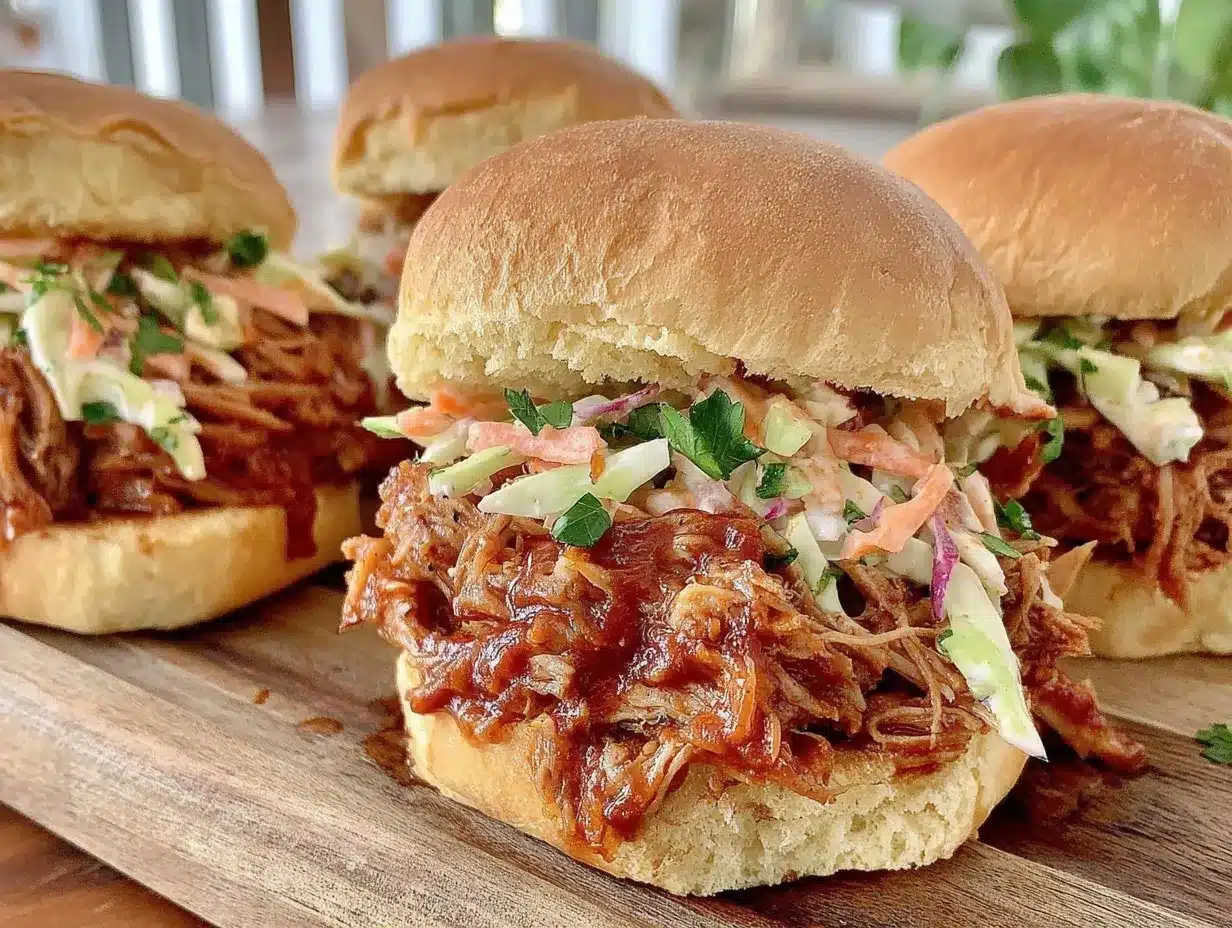bbq pulled pork sliders preparation steps