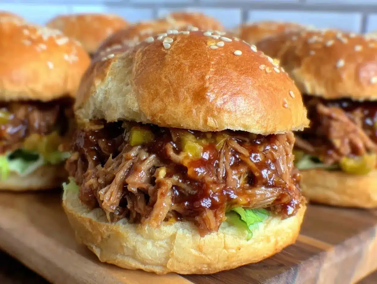 beer-braised pulled pork sandwiches preparation steps