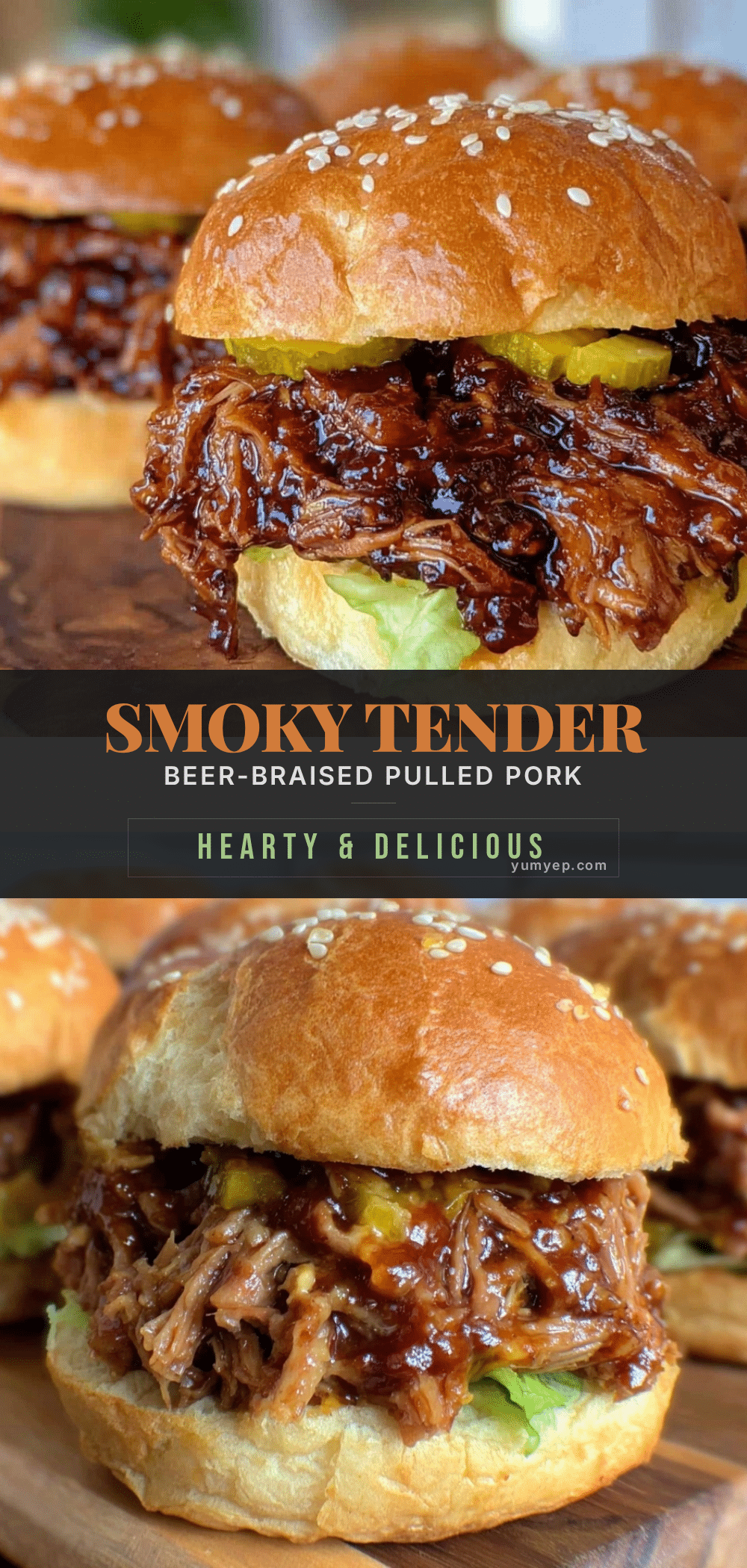 beer-braised pulled pork sandwiches recipe