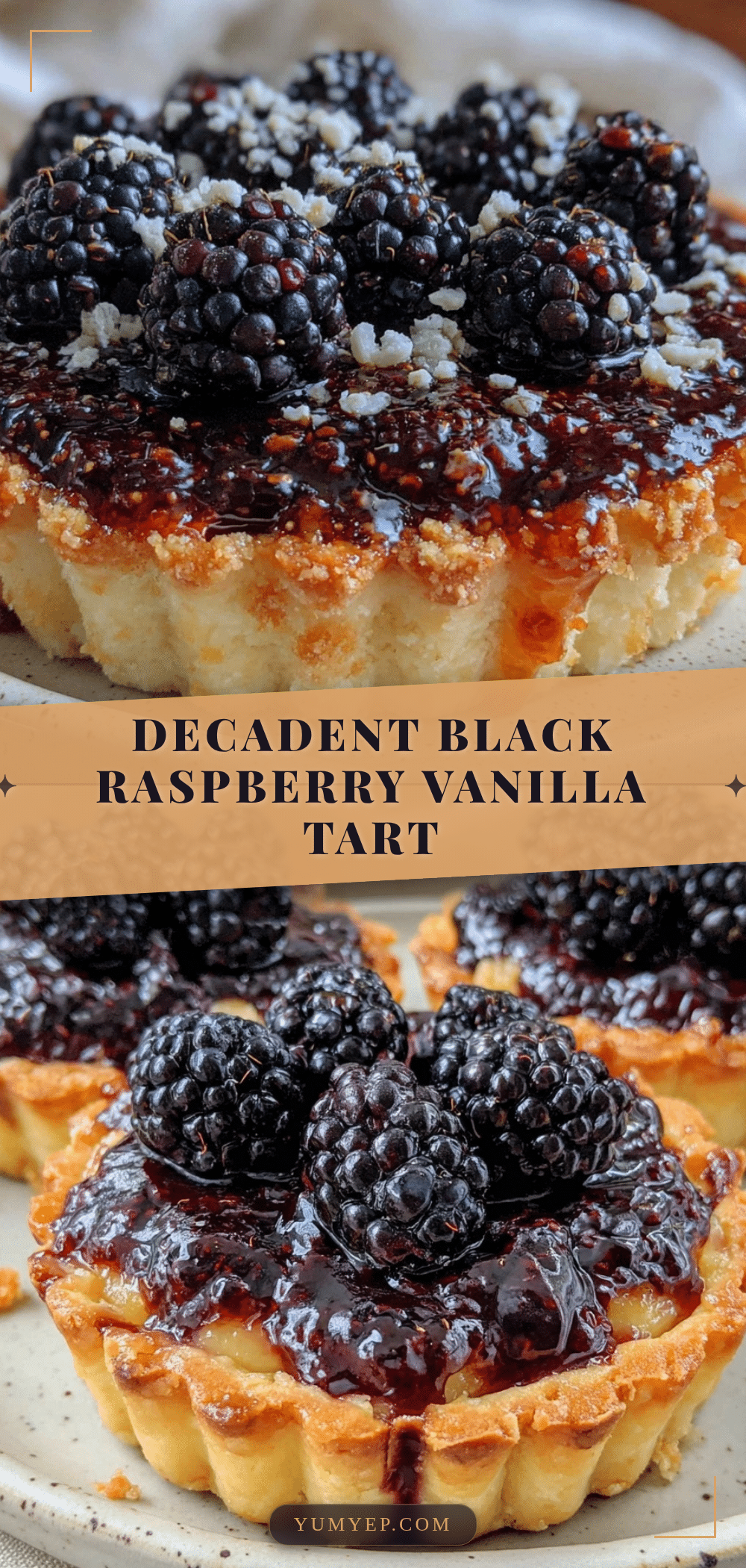black raspberry vanilla bean tart recipe
