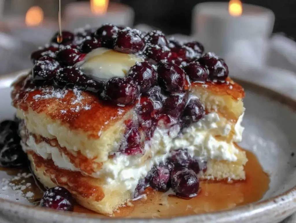 blueberry buttermilk pancakes - featured image
