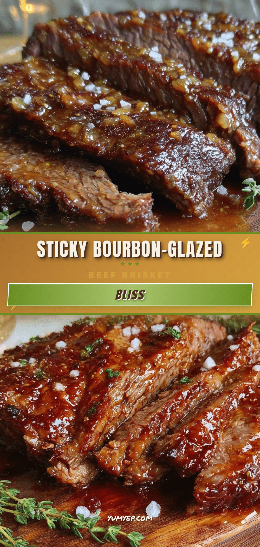bourbon-glazed beef brisket recipe