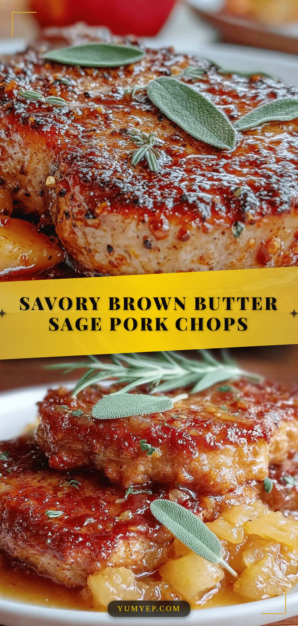brown butter sage pork chops recipe