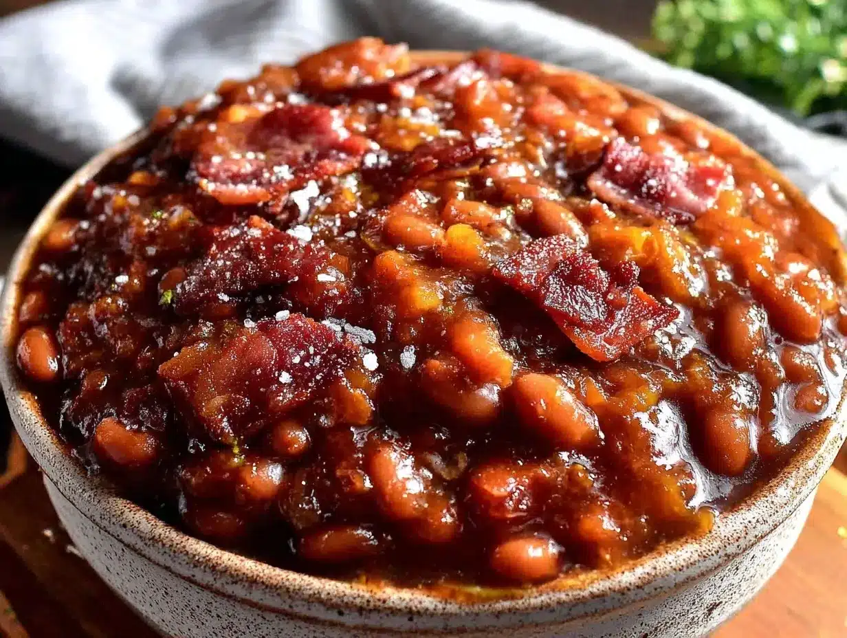 brown sugar bacon baked beans preparation steps