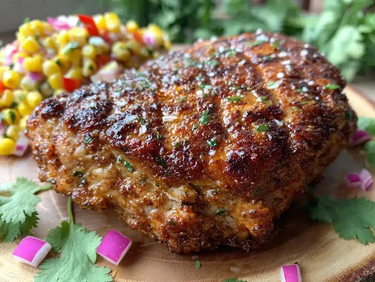 Cajun grilled chicken breast preparation steps