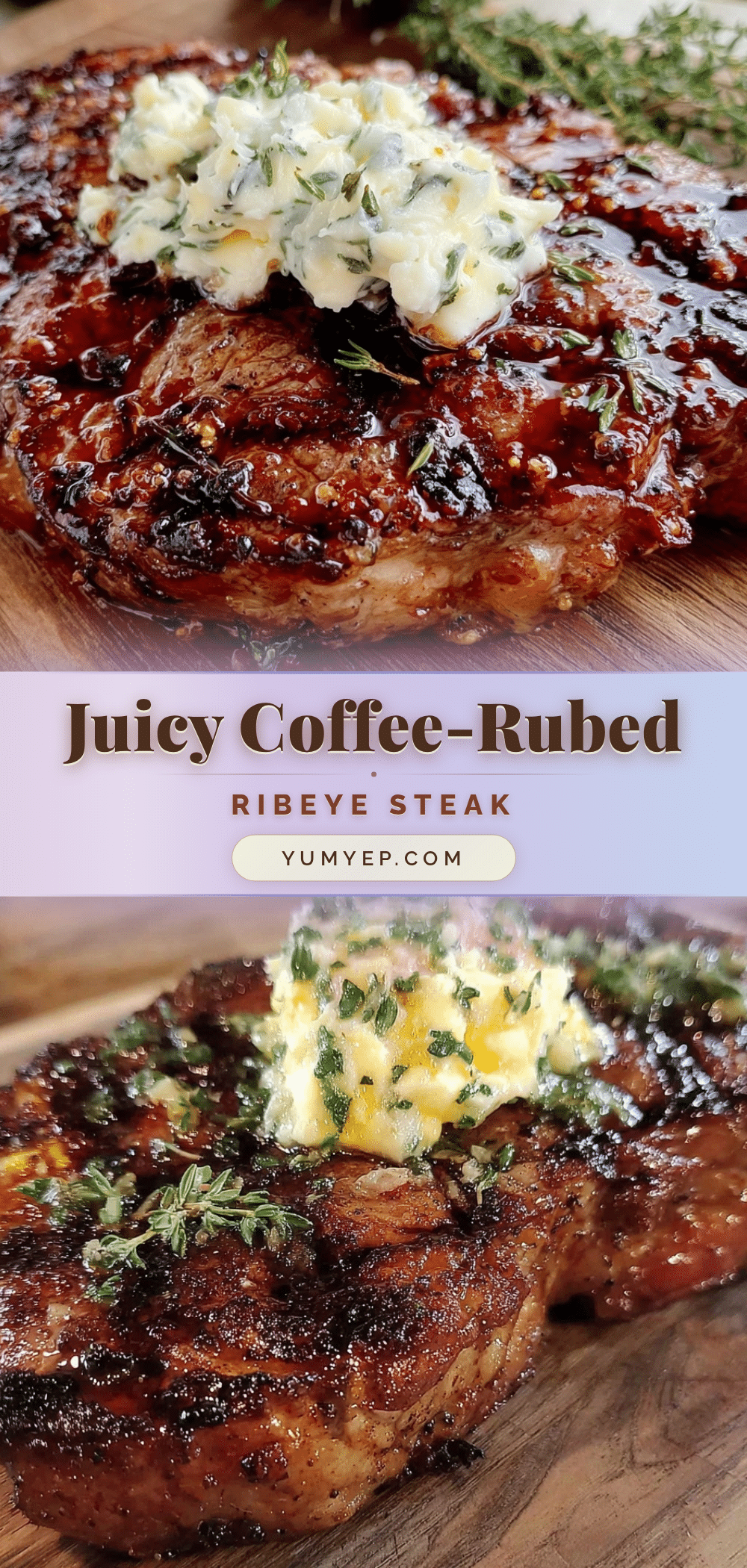 coffee-rubbed grilled ribeye steak recipe