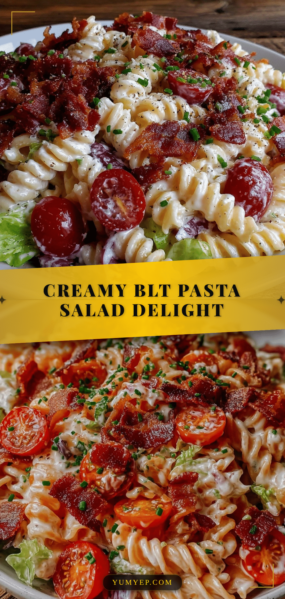 Creamy BLT Pasta Salad recipe