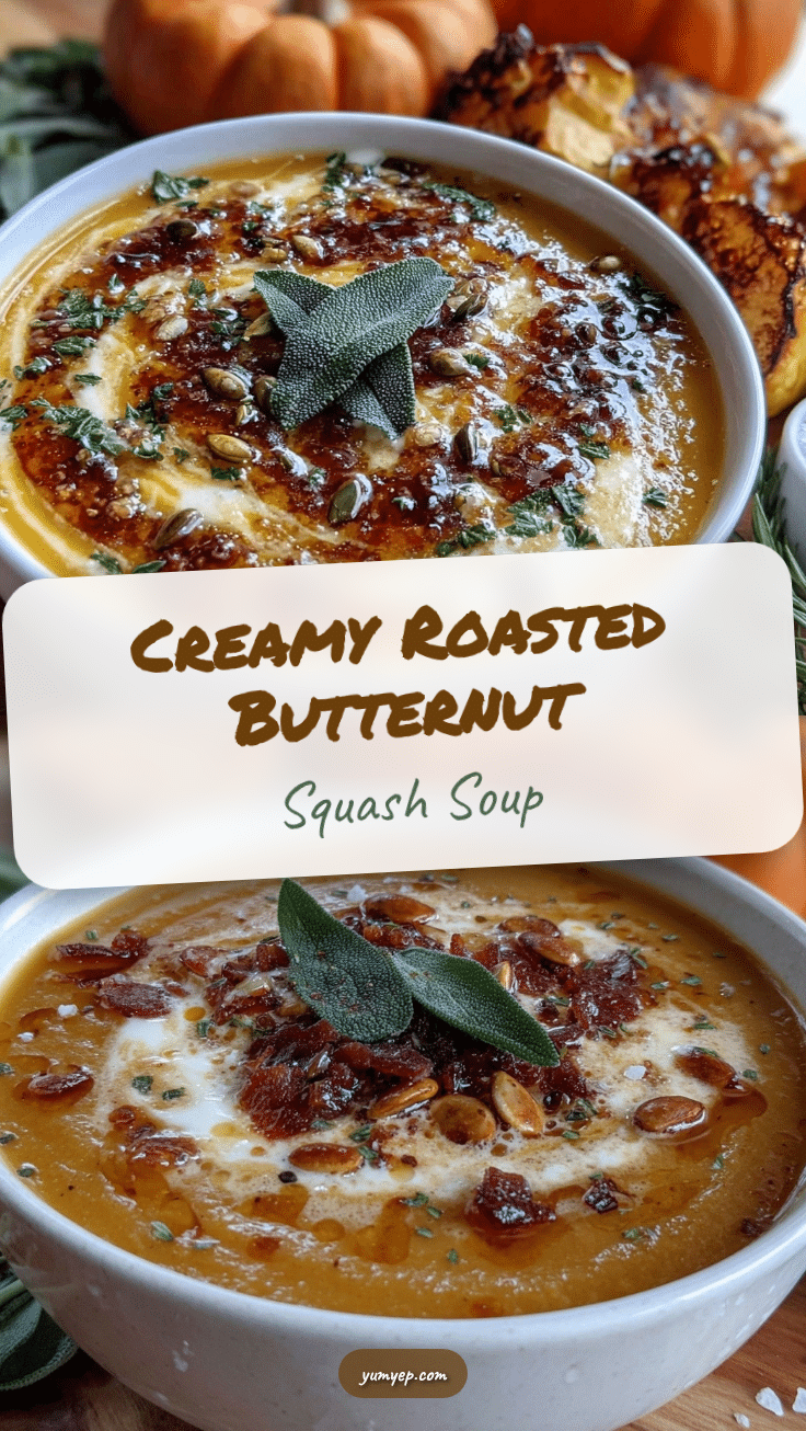 creamy roasted butternut squash soup recipe