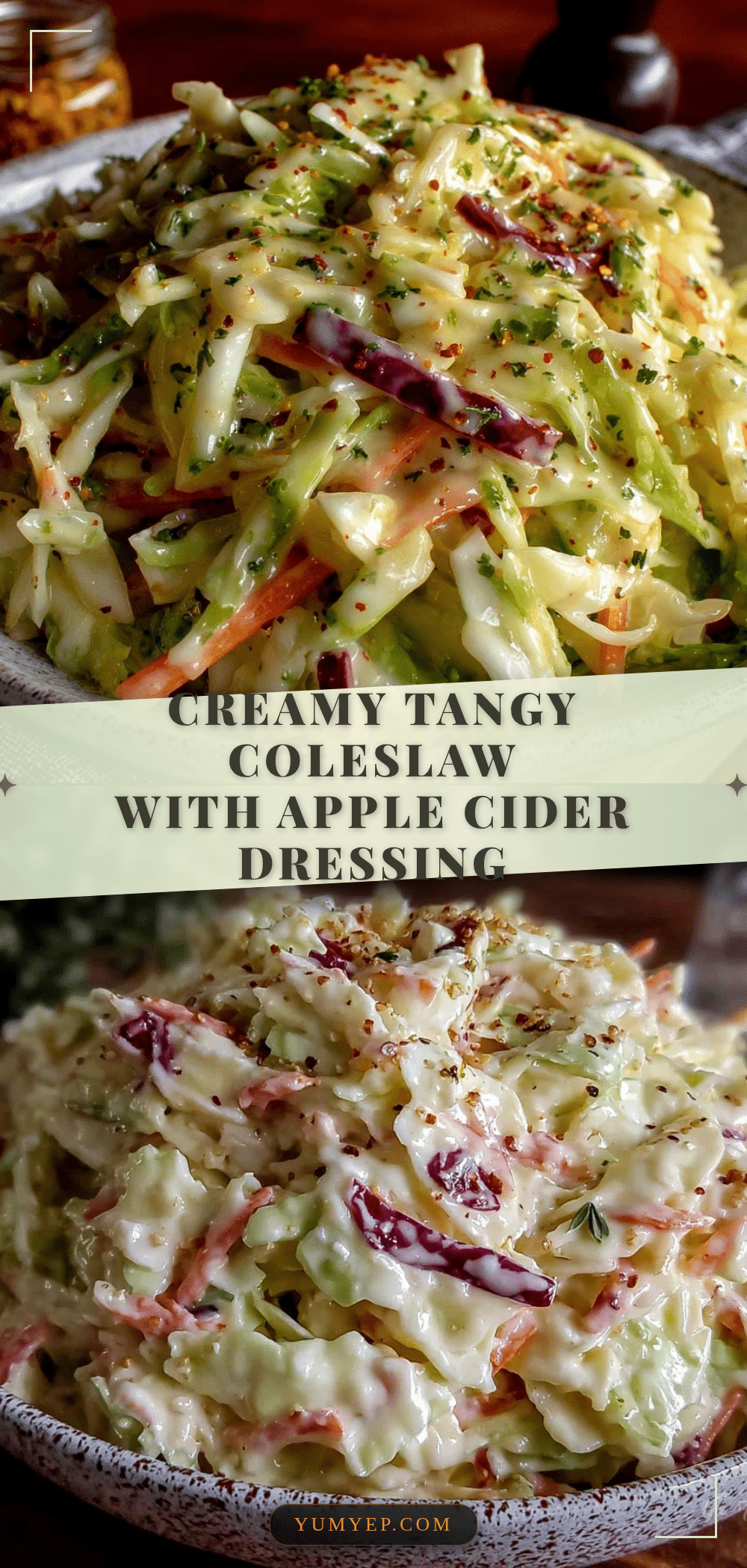 creamy tangy coleslaw recipe