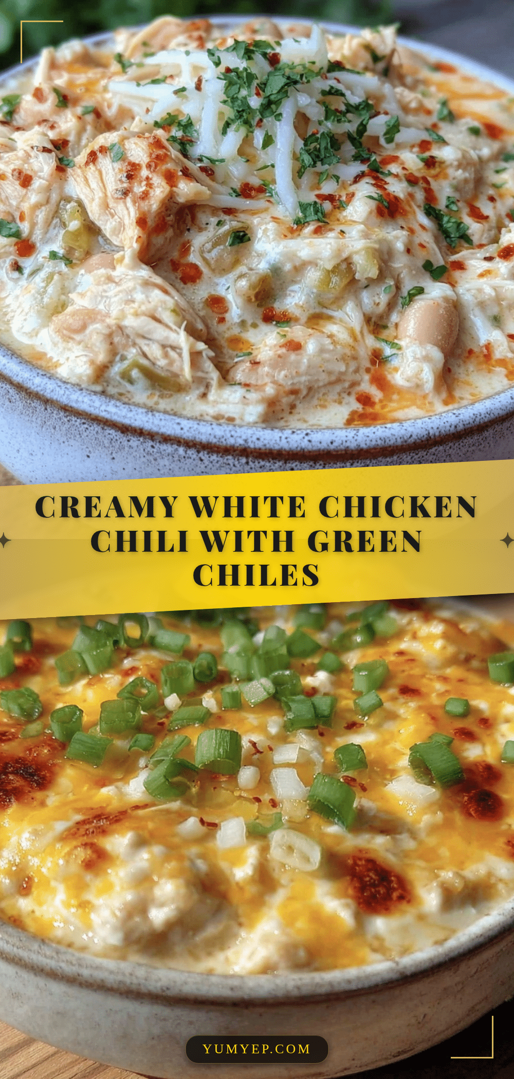 creamy white chicken chili with green chiles recipe