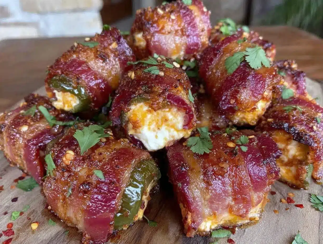 crispy bacon wrapped jalapeño poppers preparation steps
