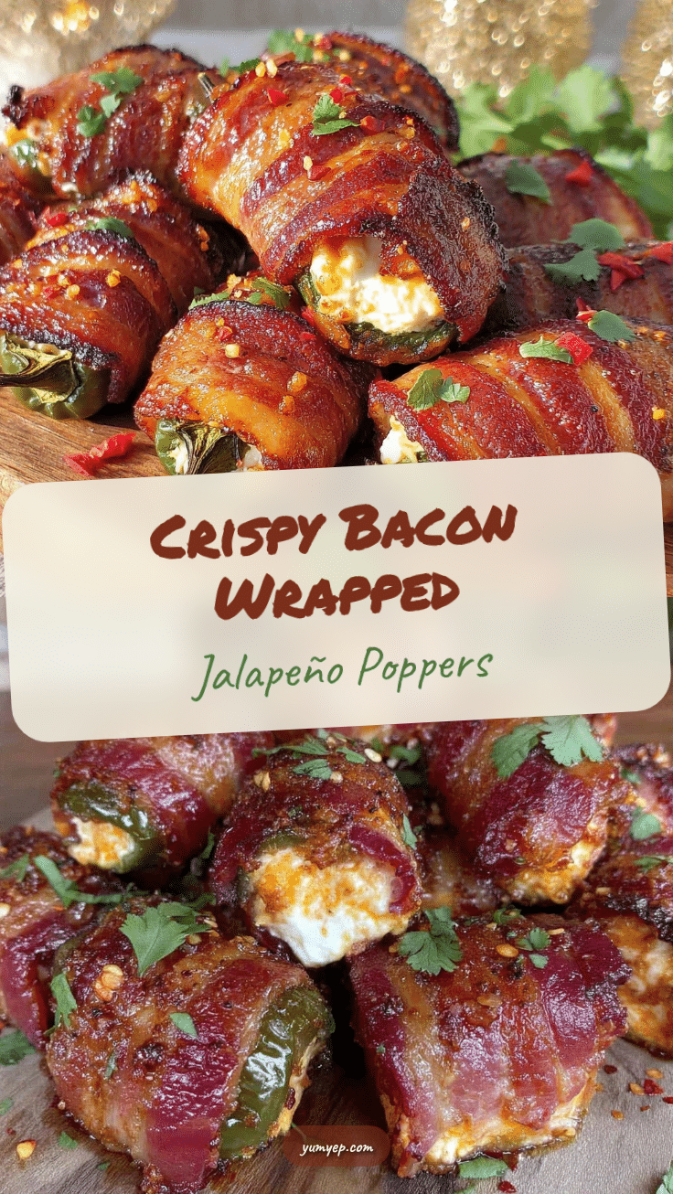 crispy bacon wrapped jalapeño poppers recipe