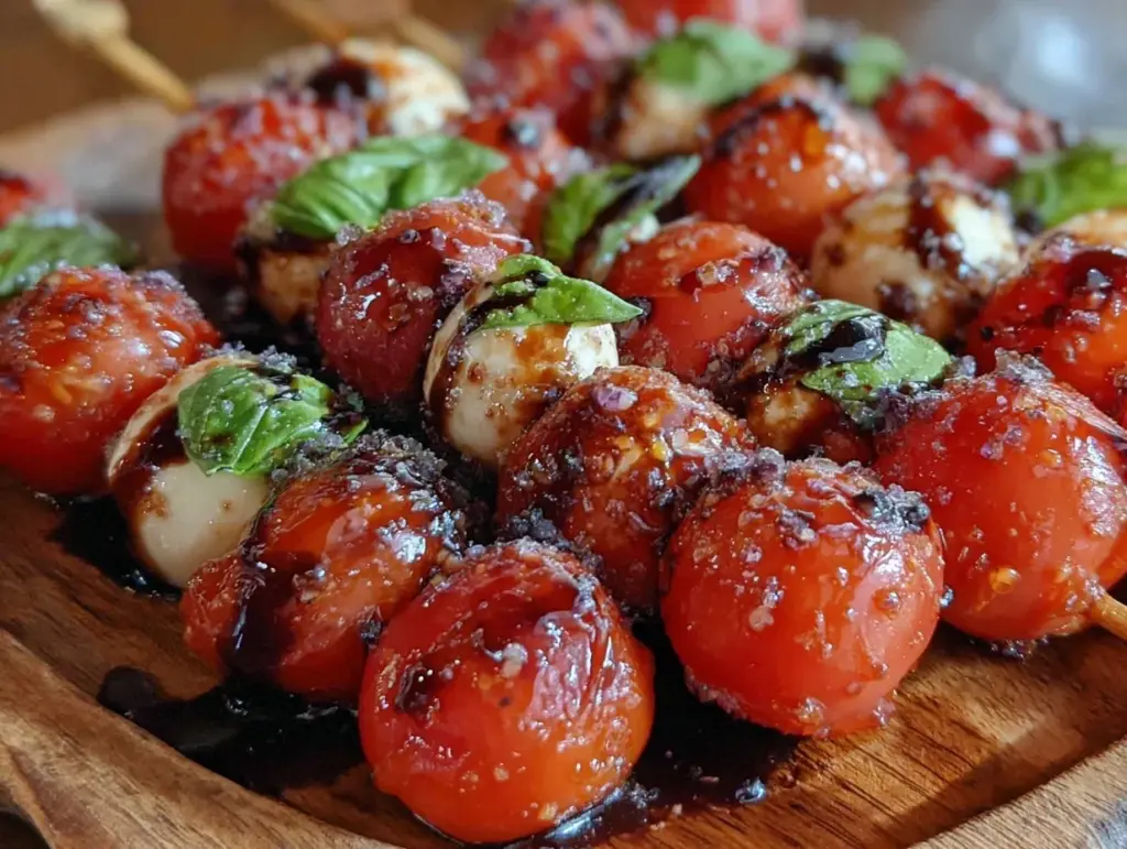 Easy Fresh Caprese Skewers - featured image