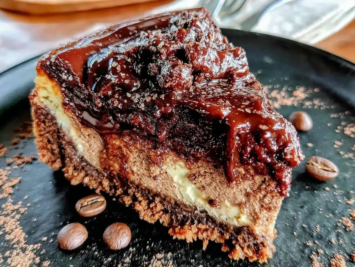 espresso chocolate cheesecake preparation steps