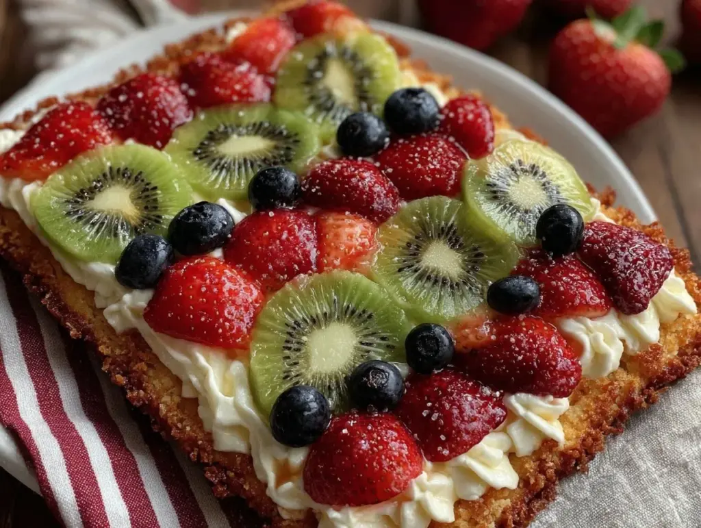 flag fruit pizza - featured image