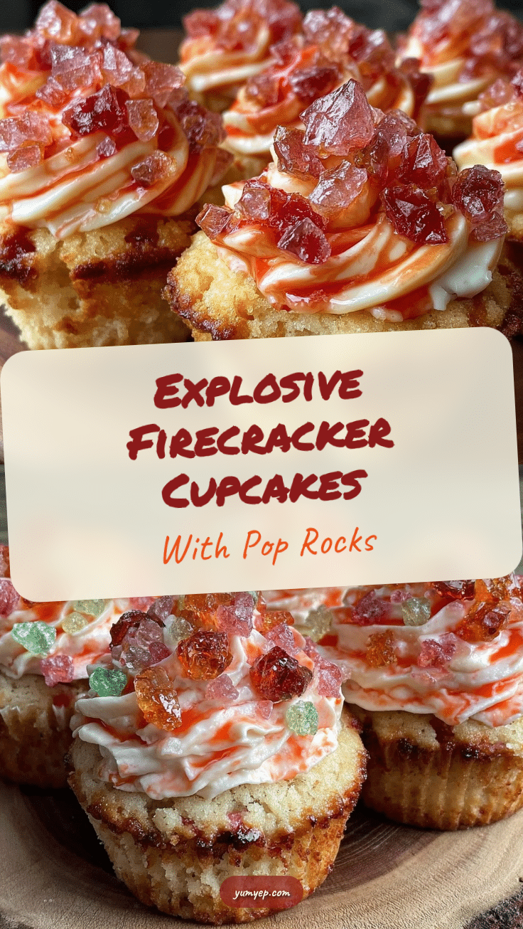 Flavorful Firecracker Cupcakes recipe