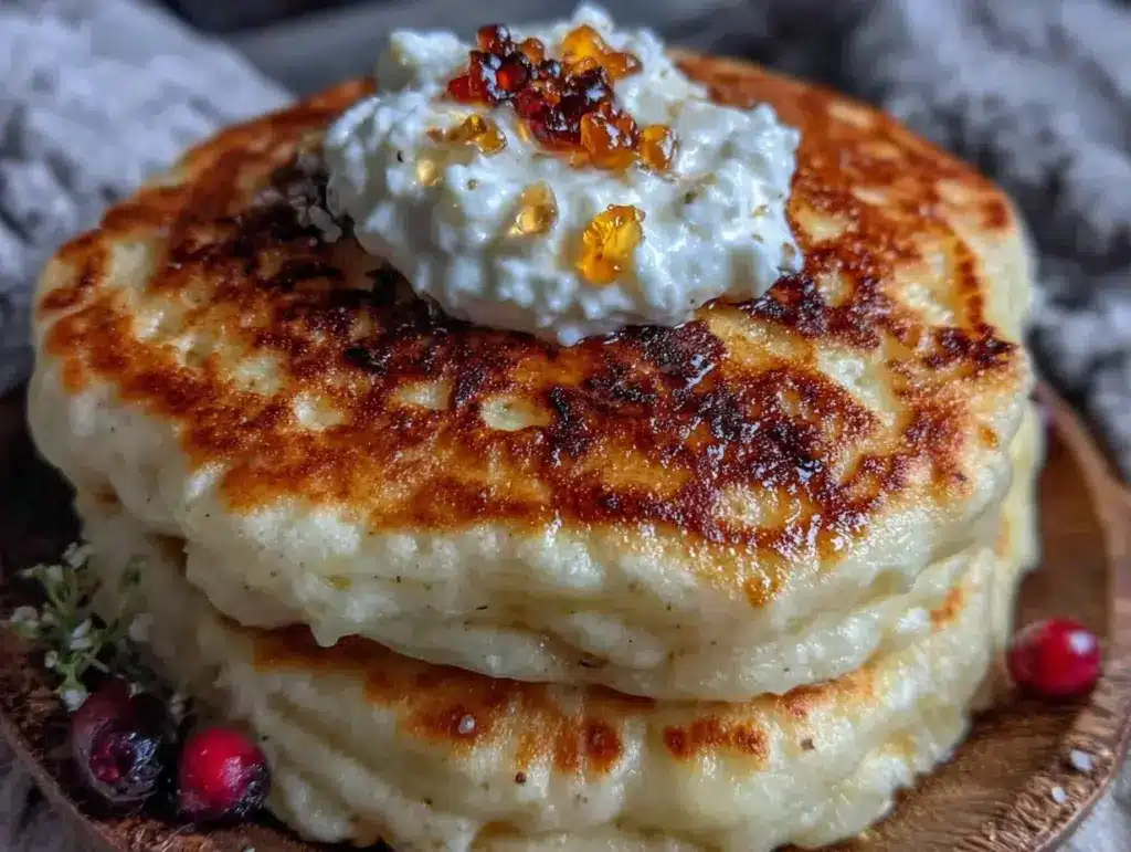 fluffy protein pancakes - featured image