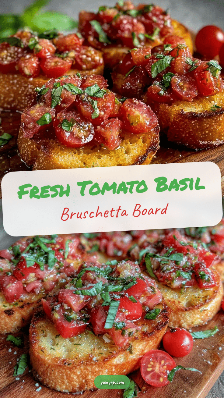 fresh bruschetta appetizer board recipe
