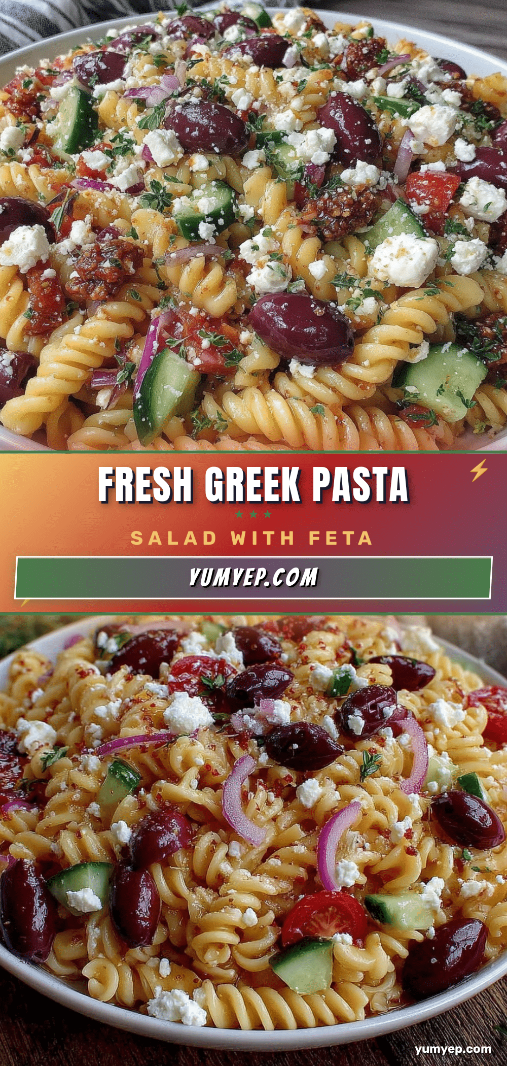 fresh greek pasta salad recipe