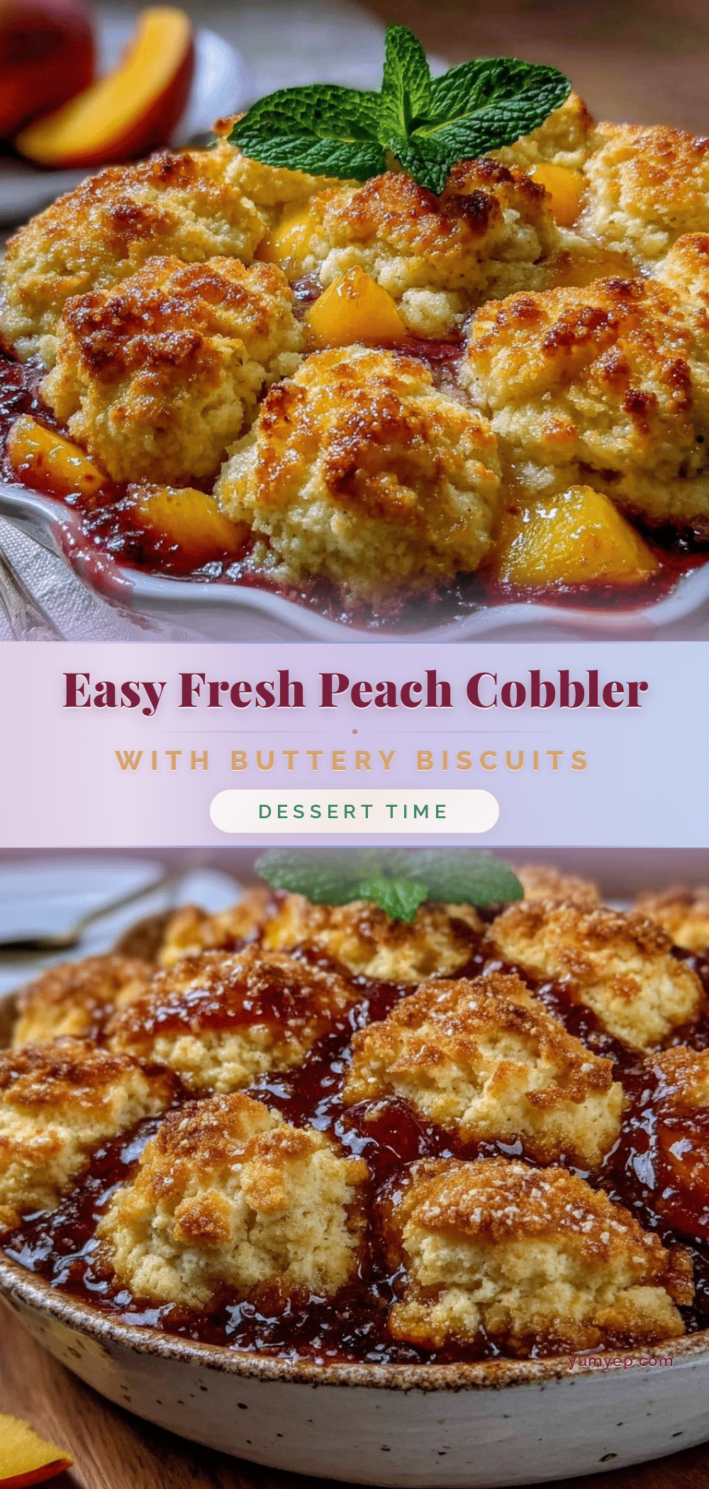 fresh peach cobbler recipe
