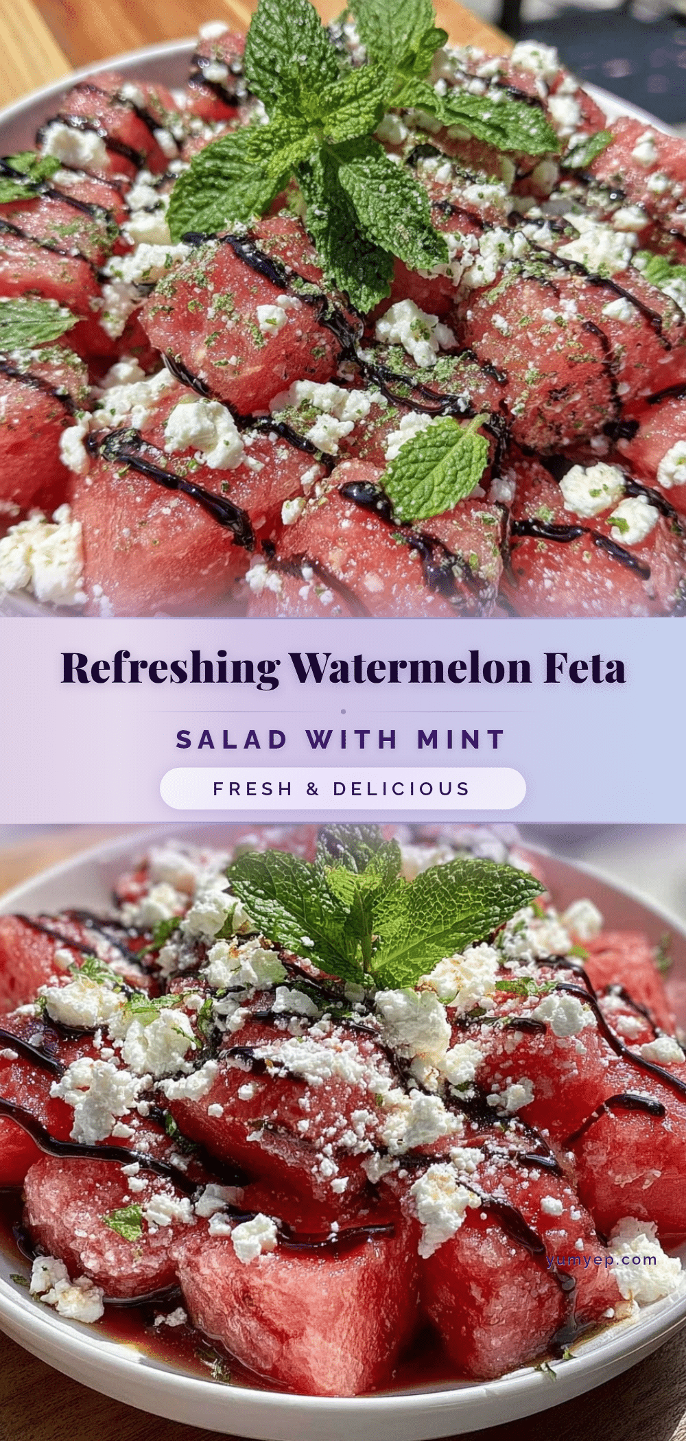 fresh watermelon feta salad recipe