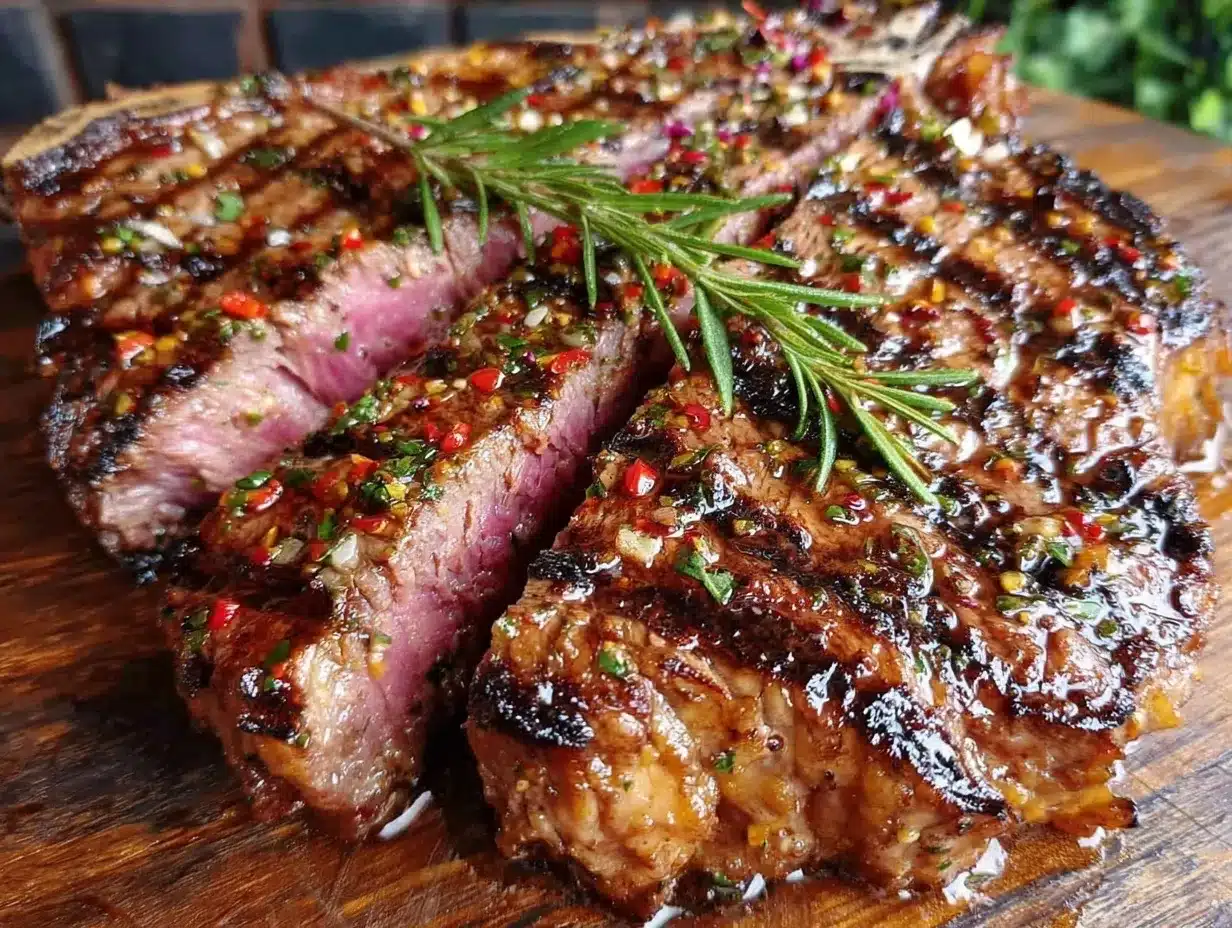 grilled porterhouse steak preparation steps